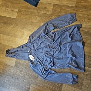 Women's Nursing Hoodie Long Sleeves Breastfeeding Maternity Tops Casual